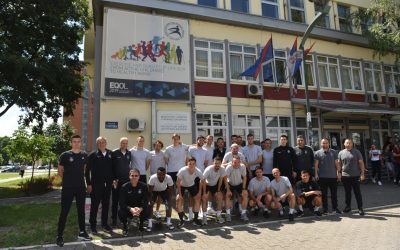Visit of the first team of the FC “Partizan” to the Faculty of Sports and Physical Education